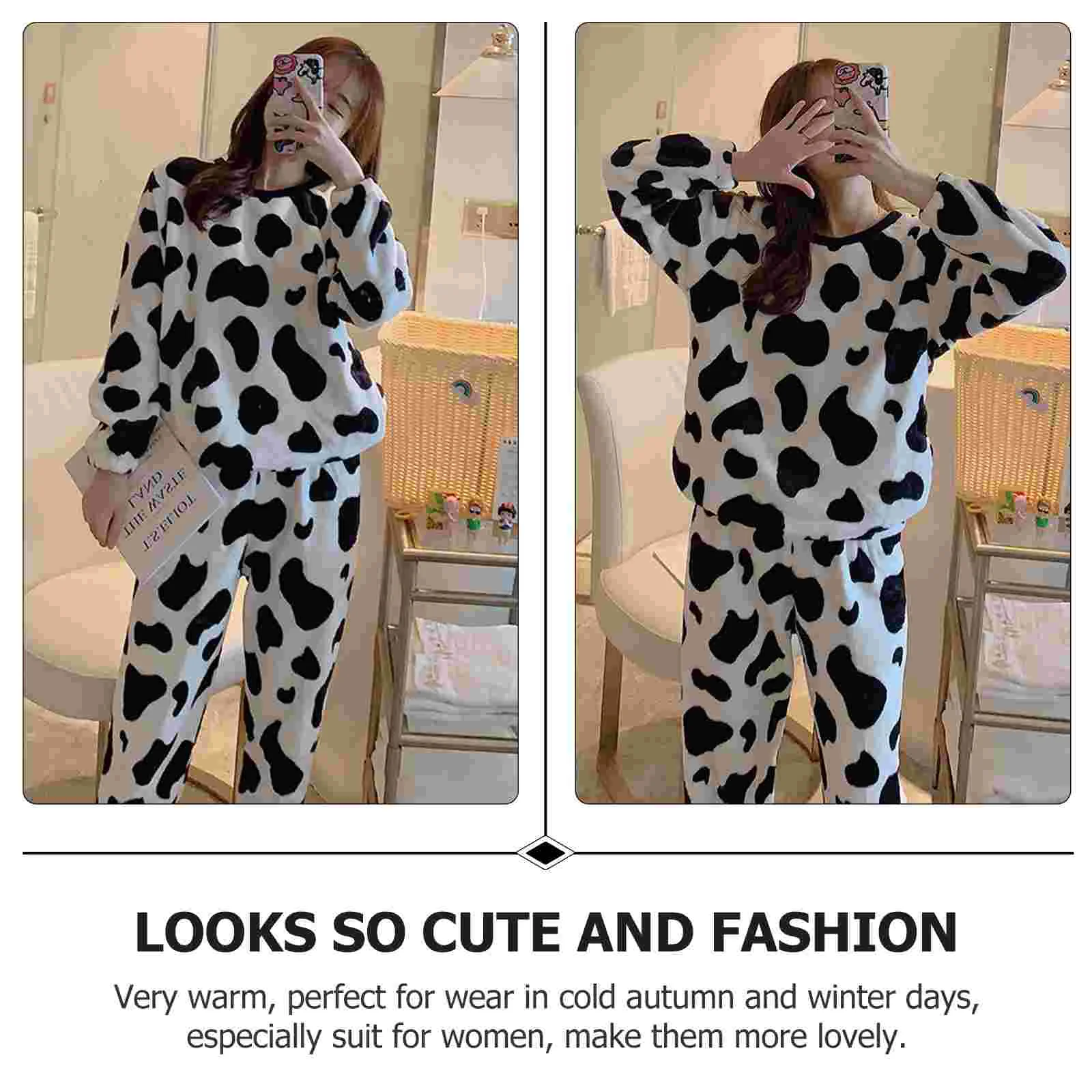 Домашняя одежда с изображением коровы ночная рубашка героями мультфильмов для