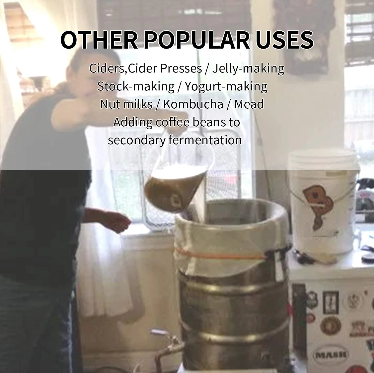 Сетчатый многоразовый фильтр для вина 120 сетчатый сока соевого молока орехов чая