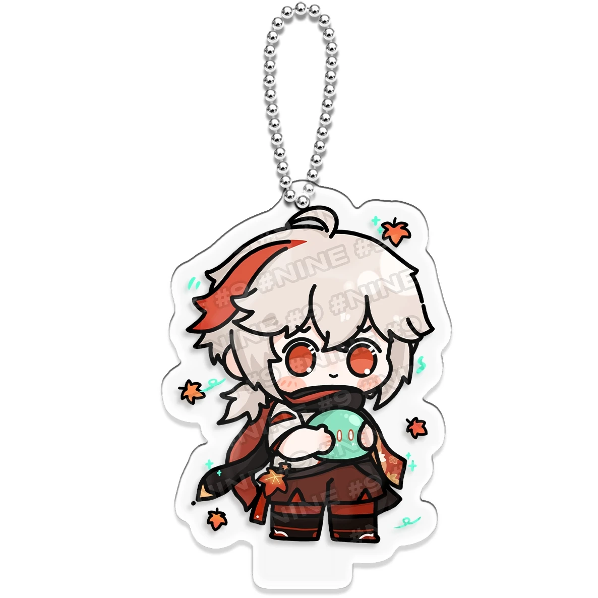 Аниме геншин ударт каэдехара казуха ганью Косплей акриловый брелок Подвеска