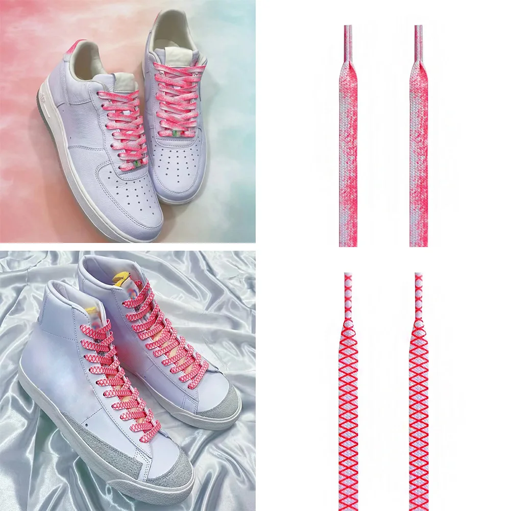 

Шнурки из 2023 полиэстера с градиентом для обуви