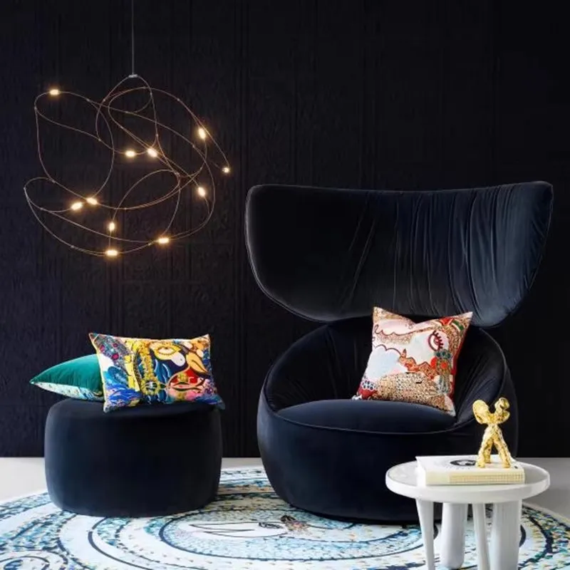 Фото Moooi Flock Люстра Диск Quasar Люстра Led Светлячок Подвесной Светильник Для Отелей Виллы Рестораны Гостиная Дизайнерская Лампа №1