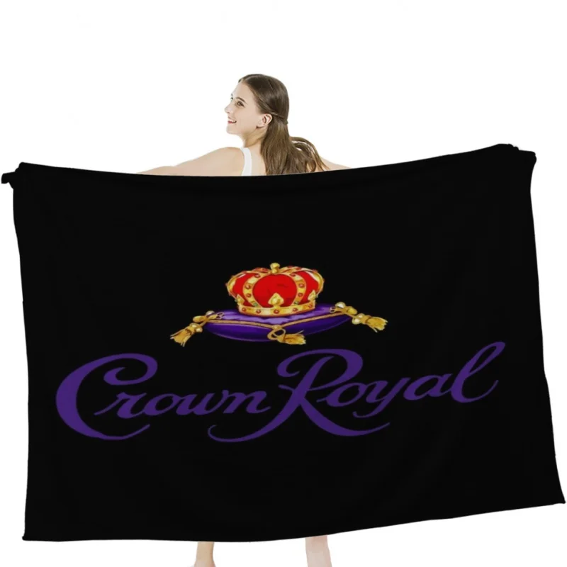 

Crown Royal Throw Blanket Airplane Travel Decoration Soft Warm Bedspread