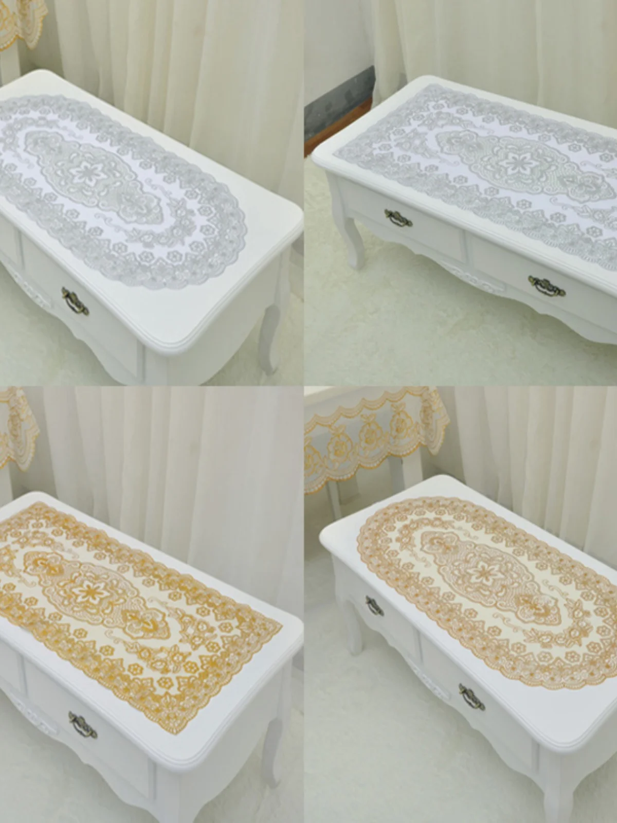 Европейский стиль ПВХ западный коврик для столовых приборов пластиковый