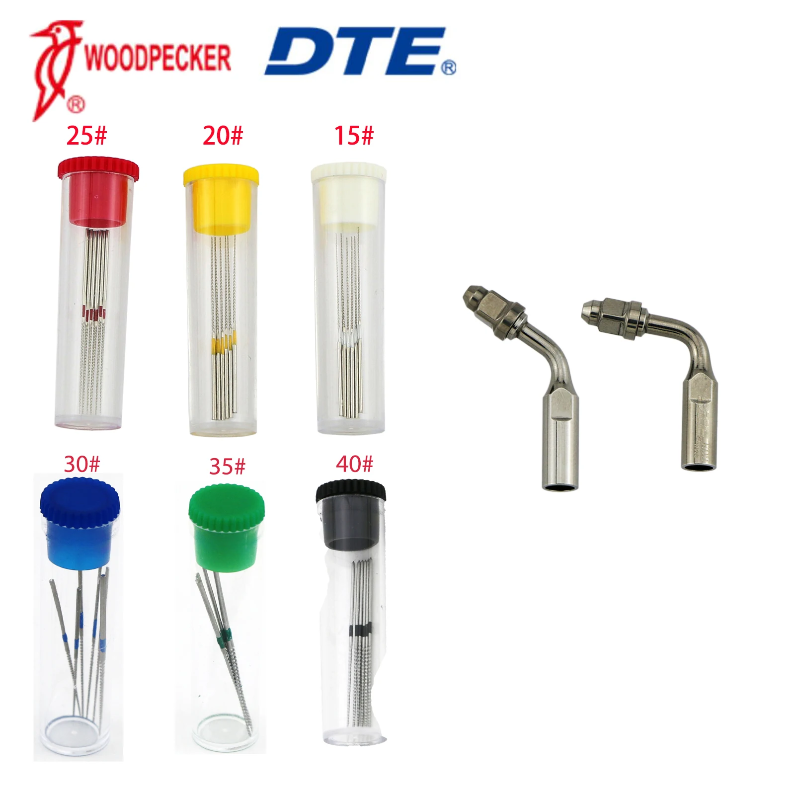 Woodpecker DTE Dental Files Tip for Endo Root Canal Treatment Dentistry Whitening Equipment Kit