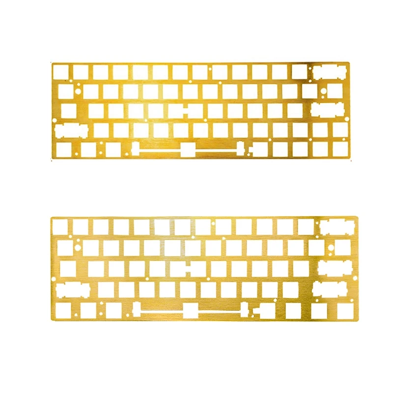 

Mechanical Keyboard CNC Brass Drawing Concurrence Positioning Plate Support ANSI 60% Keyboard DIY