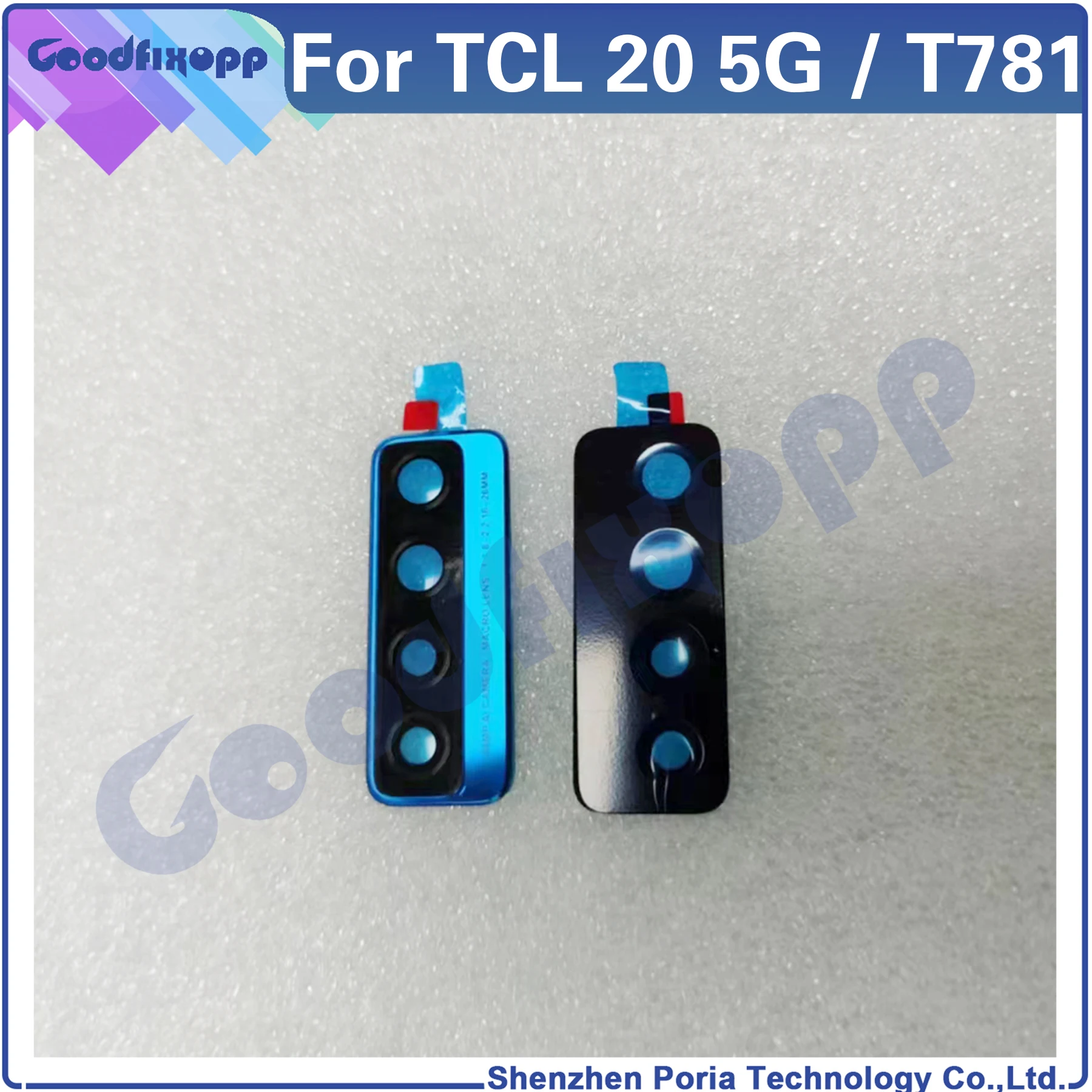 Запасные части для ремонта заднего стекла объектива камеры заднего стекла для TCL 20 5G T781 T781K T781H