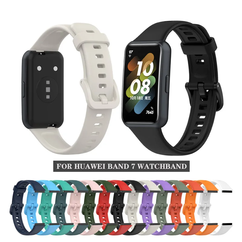 

Силиконовый ремешок для замены браслета Huawei band 7 / Honor Band 7