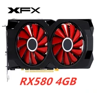 used xfx rx 580 4gb graphics screen cards desktop computer adm desktop pc computer game map 580 570 not mining video game