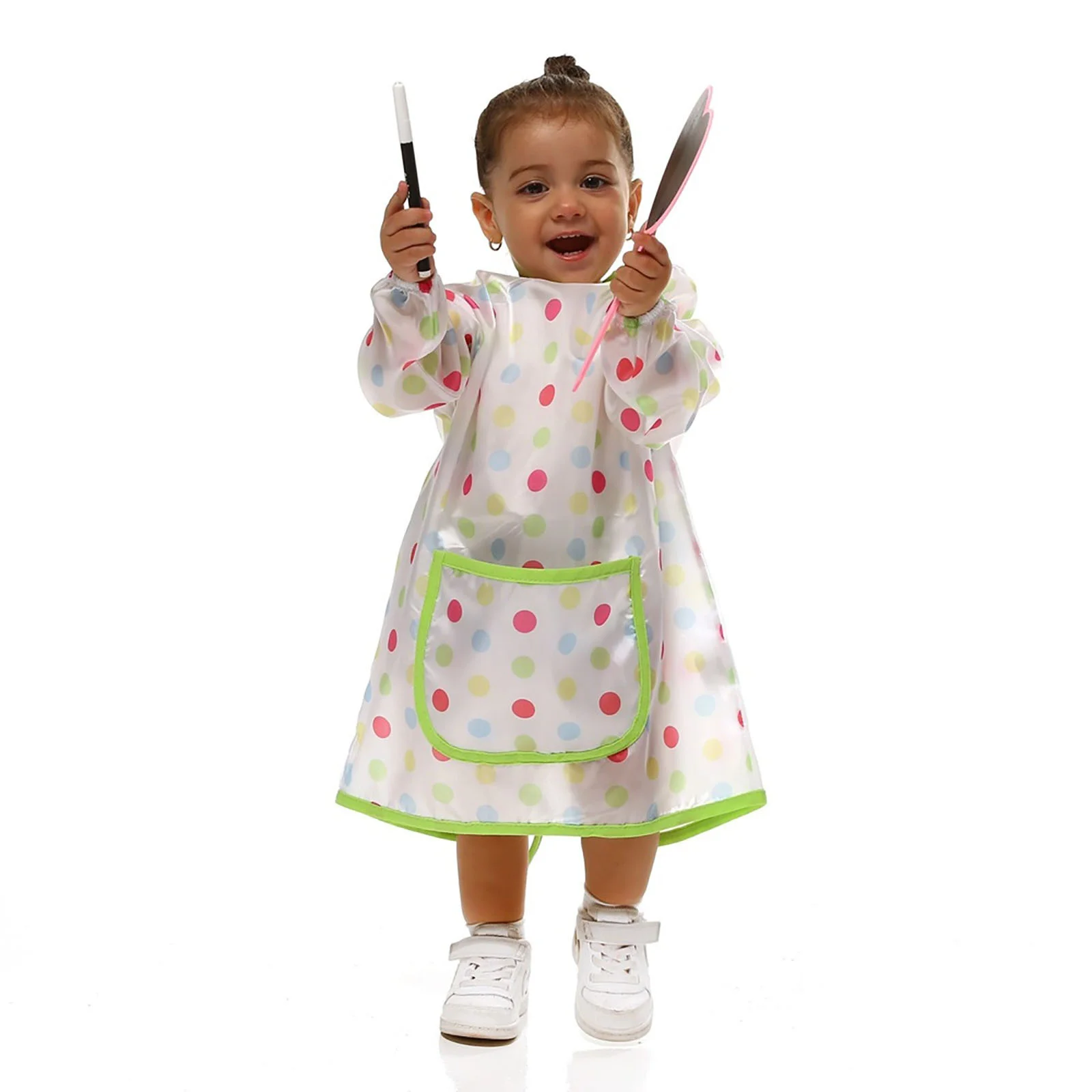 

ebebek Baby Me Colorful Polka Dot Large Size Baby Activity Apron