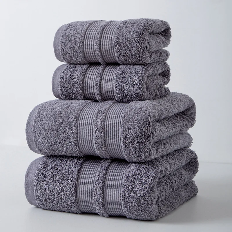 

Черное махровое полотенце 70x140 см