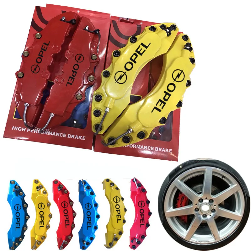 

Крышка Суппорта дискового тормоза из АБС-пластика, 4 или 2 шт., с черной наклейкой, с логотипом для колеса Opel R17 R18 R19, передние и задние, бесплат...