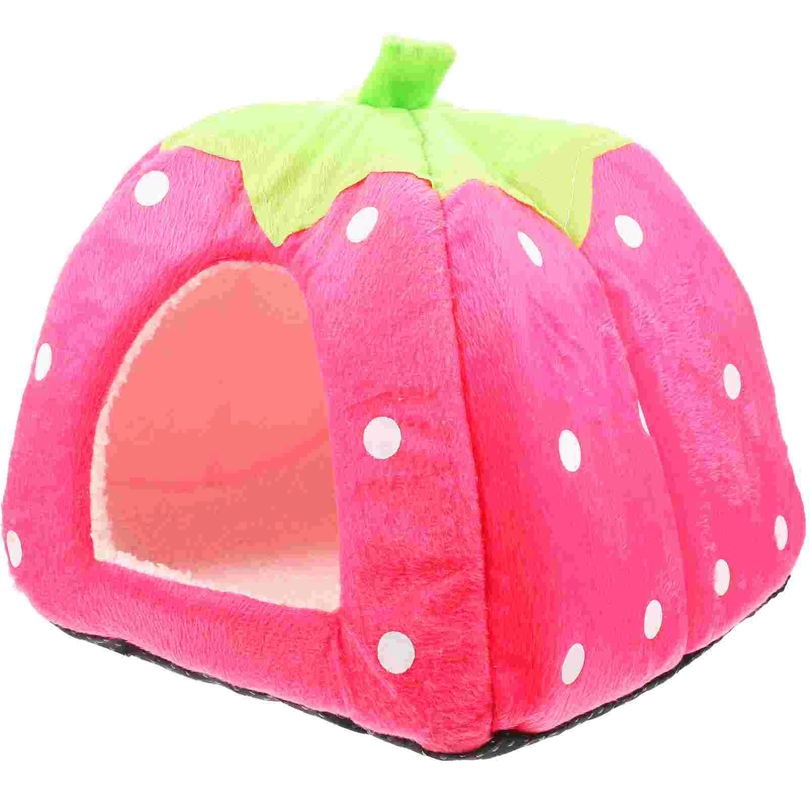 Кровать кролика теплая морская свинка пещера убежище милая кровать для хомяка