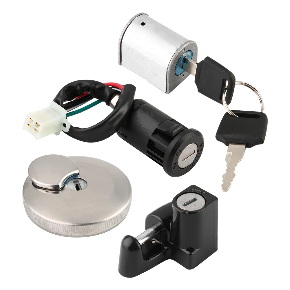 

Ignition Lock Fuel Tank Cap Lock Helmet Lock Anti-theft Lock for Honda Monkey Ape Ignition