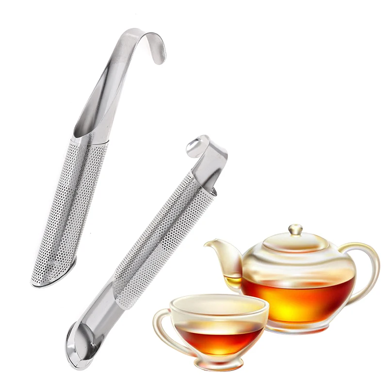 

Tea Spoon Infuser Filter Tea Strainer Amazing Stainless Steel Tea Infuser Pipe Design Touch Feel Good Holder Tool HOT