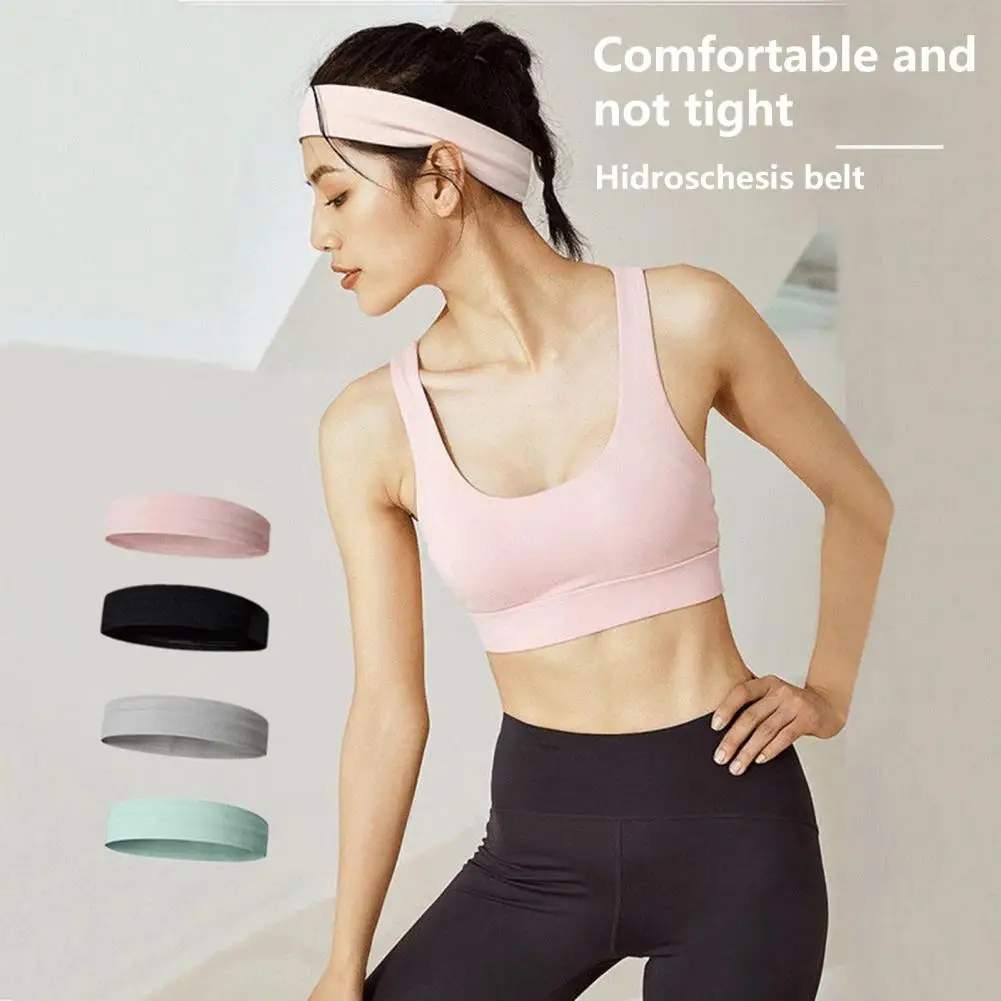 

Yoga Hairband Breathable Moisture Wicking Soft Fabric Summer Sport Hair Band For Running