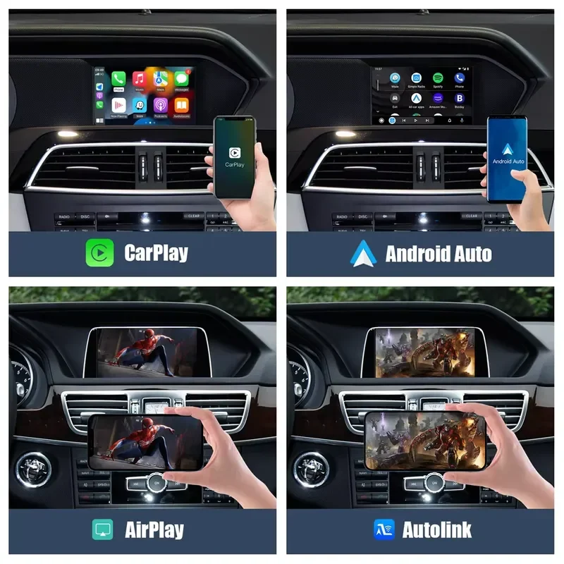 Фото Горячая новинка 2026: Беспроводной CarPlay и Android Auto CARABC для мультимедийных систем NTG4.0, NTG5.0, NTG5.5, NTG6.0 №4