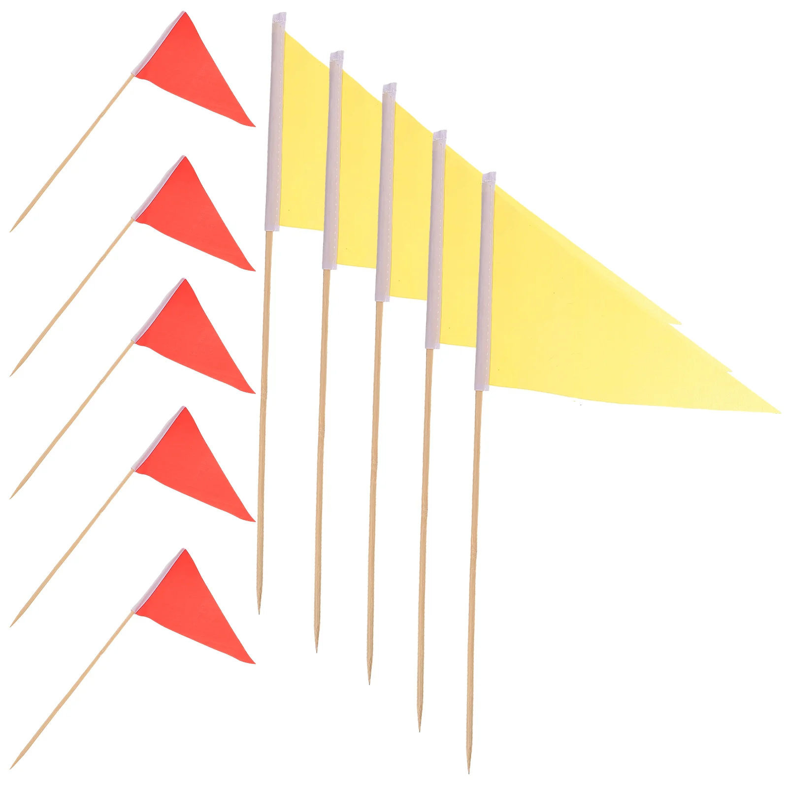 10 шт. треугольные наземные настольные флажки для двора маркер дрессировки собак