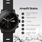Умные часы Amazfit Stratos, с монитором сердечного ритма, хранением музыки,GPS, подсчетом калорий, водонепроницаемость 5 ATM