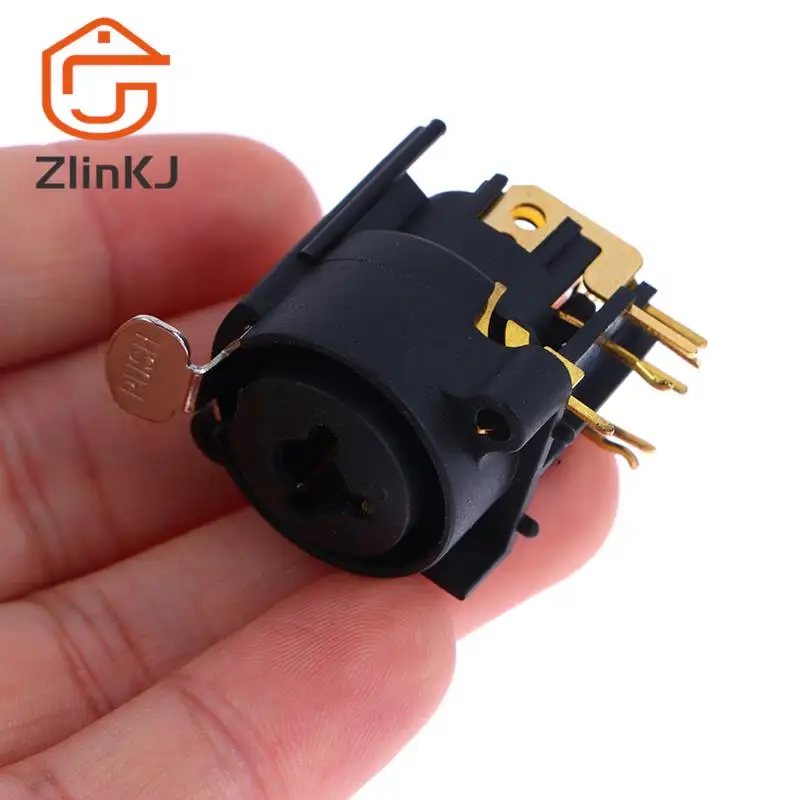

1pc Combo XLR&6.35mm Jack Connector,Panel Mount Chassis Connector for Microphone/MIC/Audio/Video System,Zinc Alloy+Pure Copper