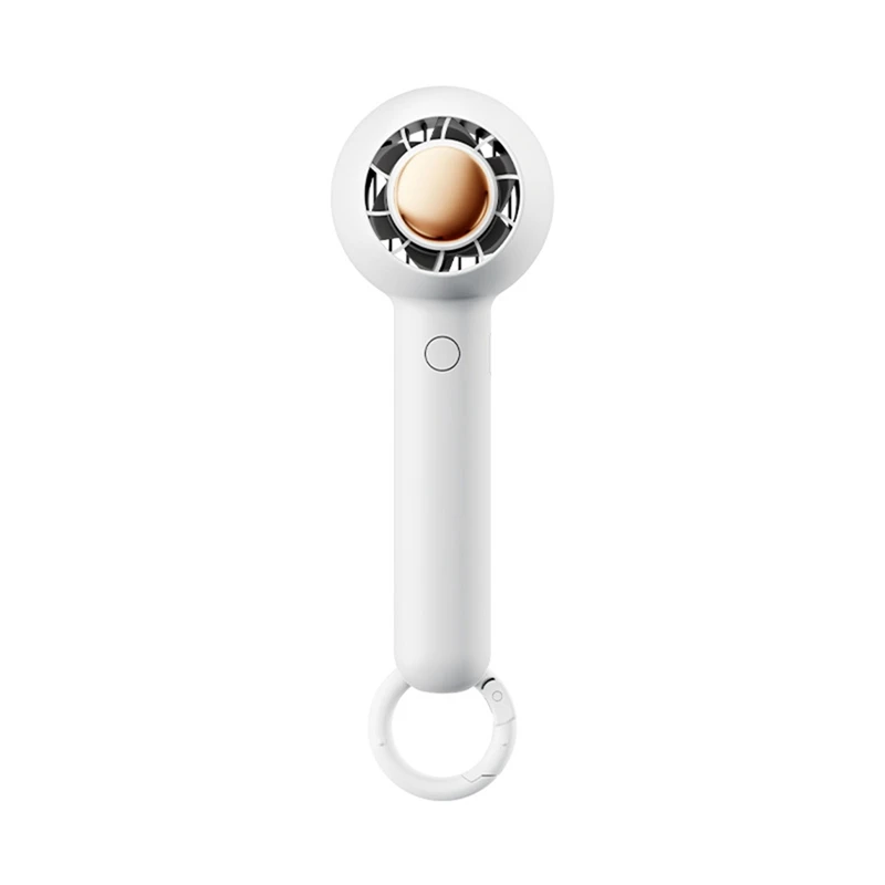 

Portable Fan For Travel Mini Handheld Fan Turbo Bladeless Handheld Small Fan Rechargeable With 2-Speeds 8-12 Hours Operated