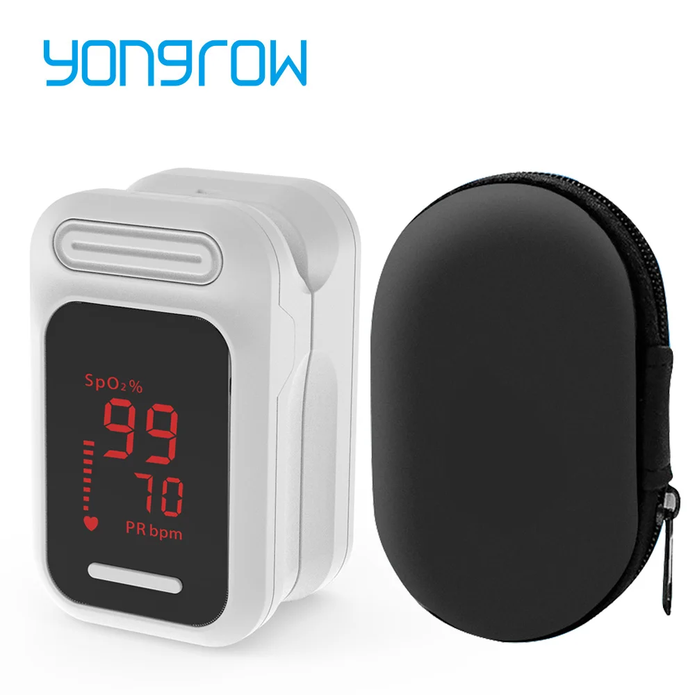 

Yongrow Medical Fingertip Pulse Oximeter PR Oxygen Saturation Memter SPO2 PI Oximetro De Dedo Pulsioximetro Oxymeter