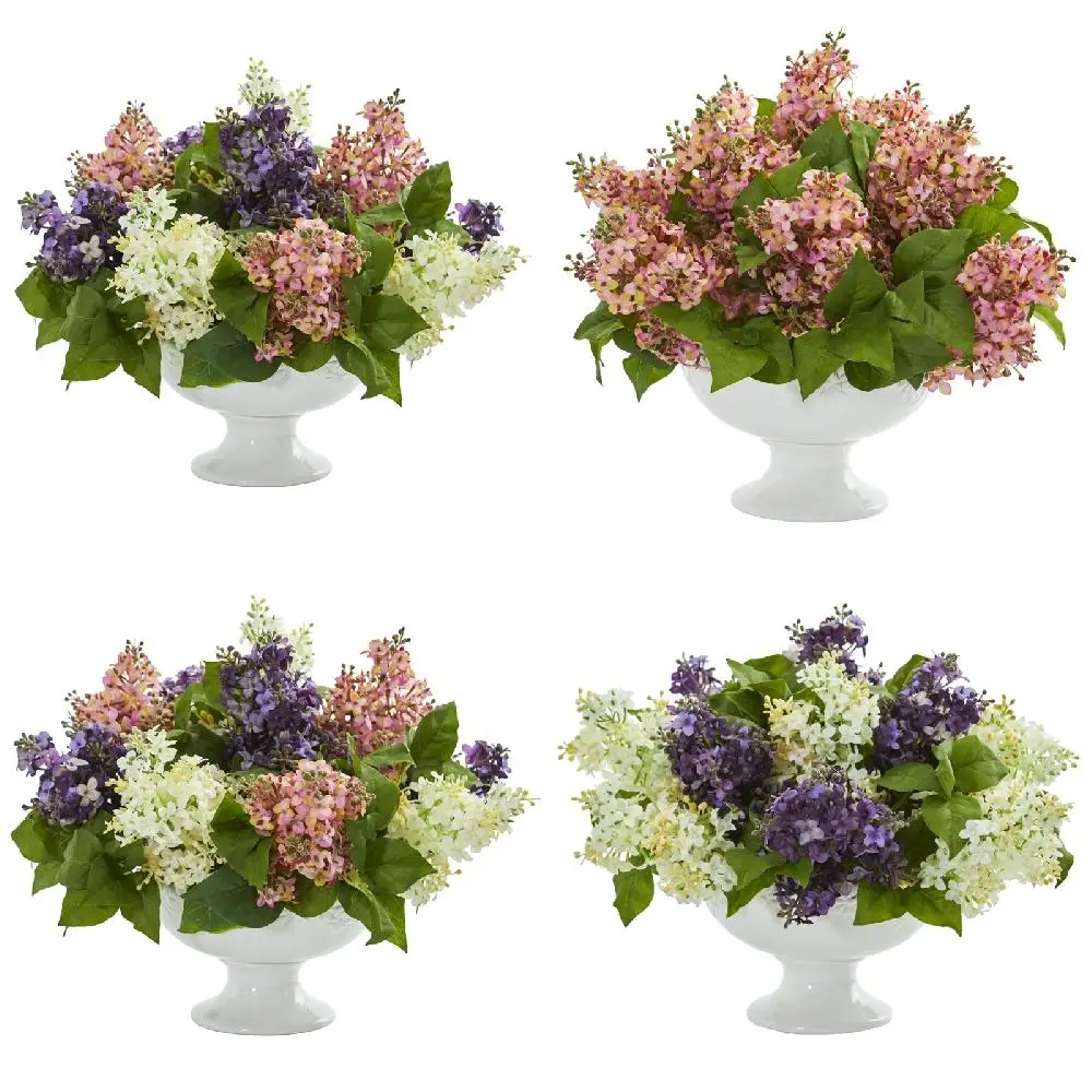

Lovely Artificial Flowers Lovely White Arrangement Artificial Flowers in Vase - Perfect Decoration for Home & Office.