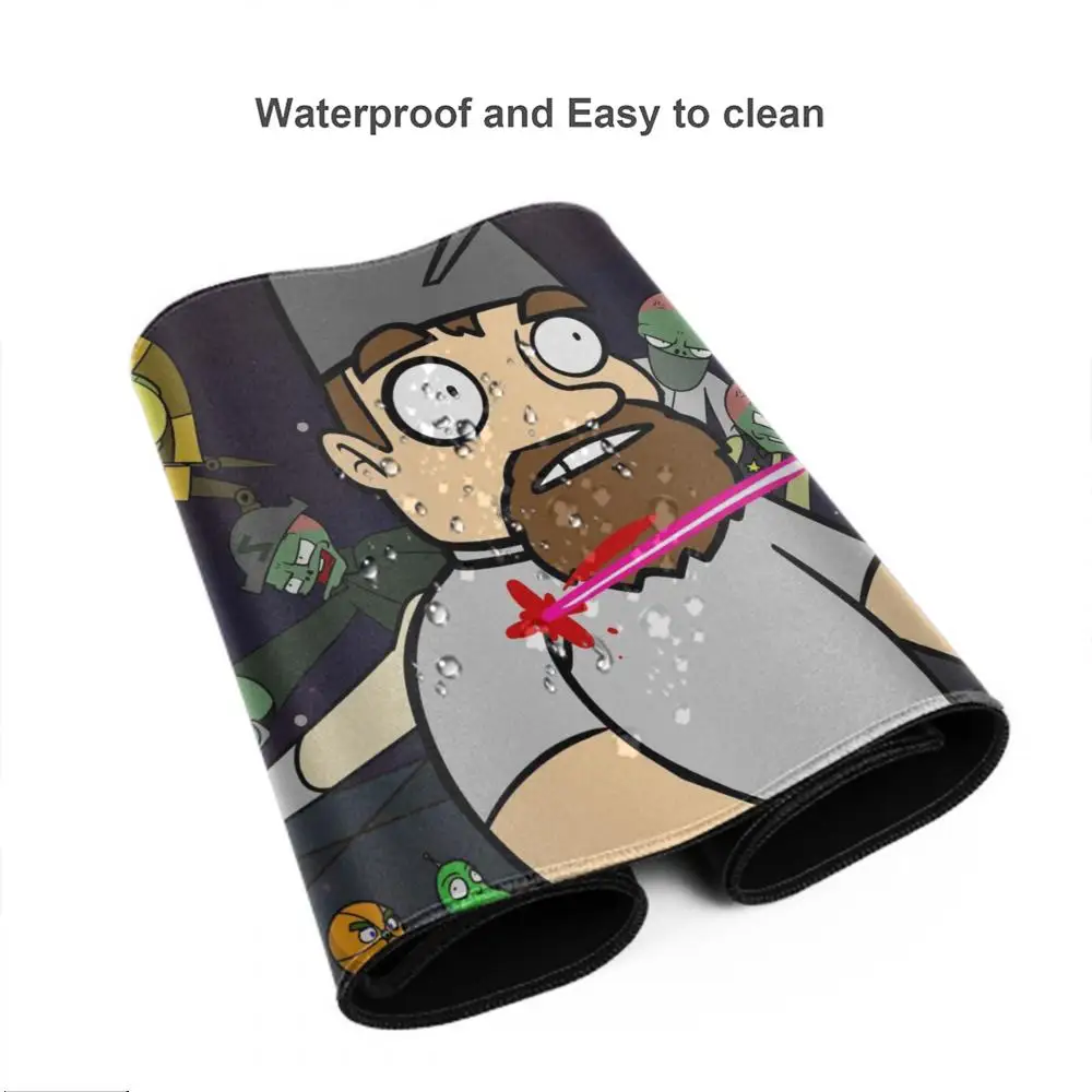 Фото Игровой коврик для мыши P-Plants-vs-Zombie Cartoon Mousepad Boy Pad из натурального каучука, настольный коврик для игр World Of Tanks CS GO Z №5