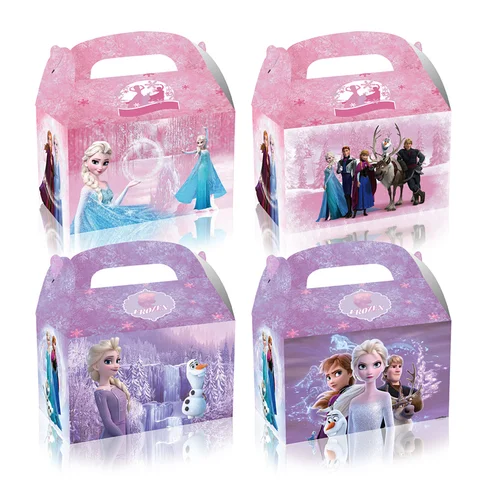 Disney, коробка для конфет "Холодное сердце", от поставщиков, Подарочная коробка для детей, для девочек, для дня рождения, аксессуары для детского праздника, Эльза Олаф