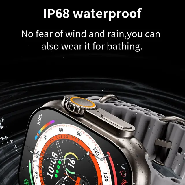New Smart Watch Ultra 8 NFC GPS Track 49mm Men Women Smartwatch Series 8 Thermometer BluetoothCall Waterproof Sports For Apple 6