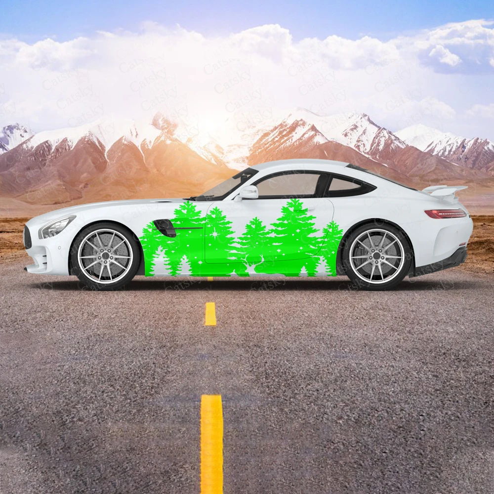 2 шт./набор автомобильные наклейки на дерево