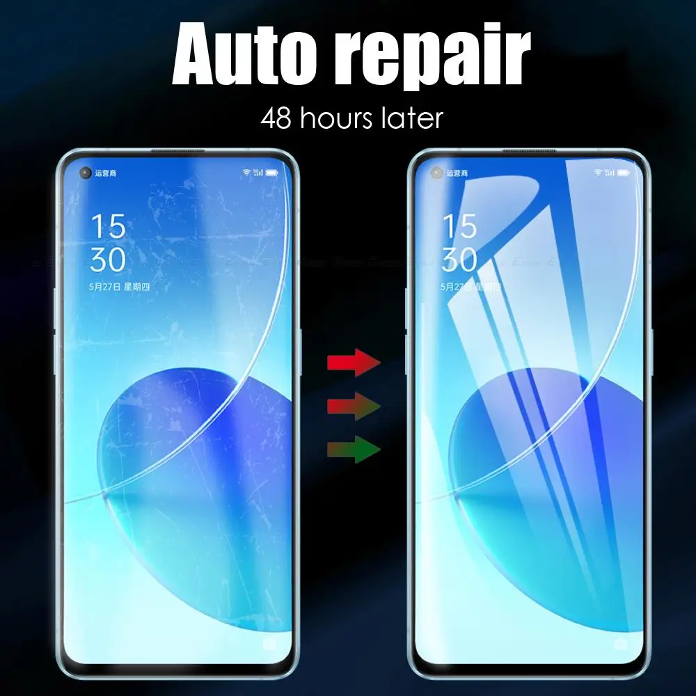 Полное защитное покрытие для экрана OPPO Reno10 Reno8 Reno7 Reno6 Reno5 Reno9 Lite SE Reno2 F Z Pro Plus T