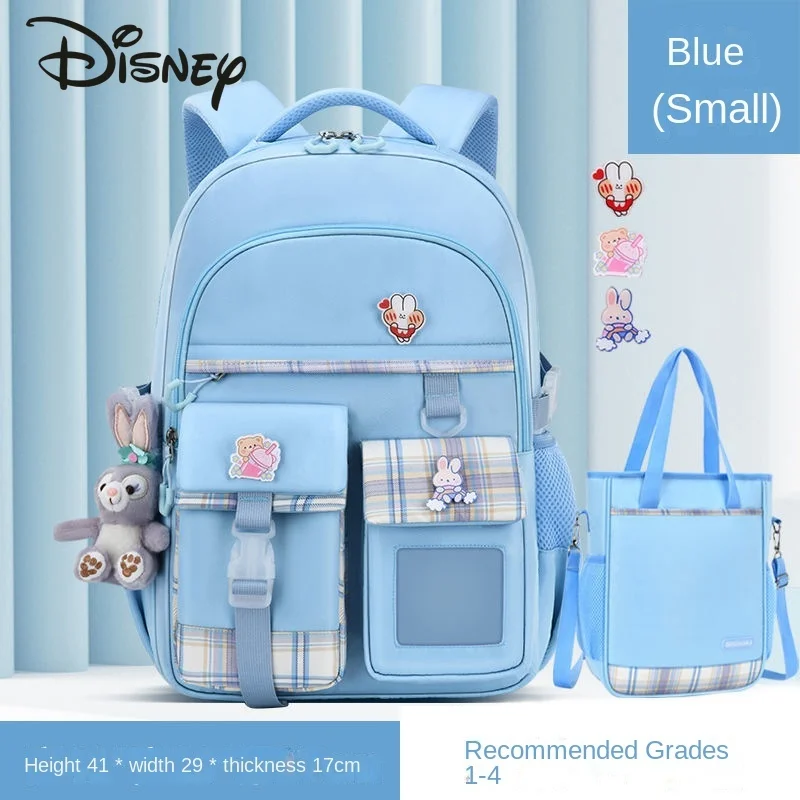 Disney 2023 New Girls' Backpack Fashion High Quality Student Backpack Cartoon Small Fresh Lightweight Girls' School Backpack