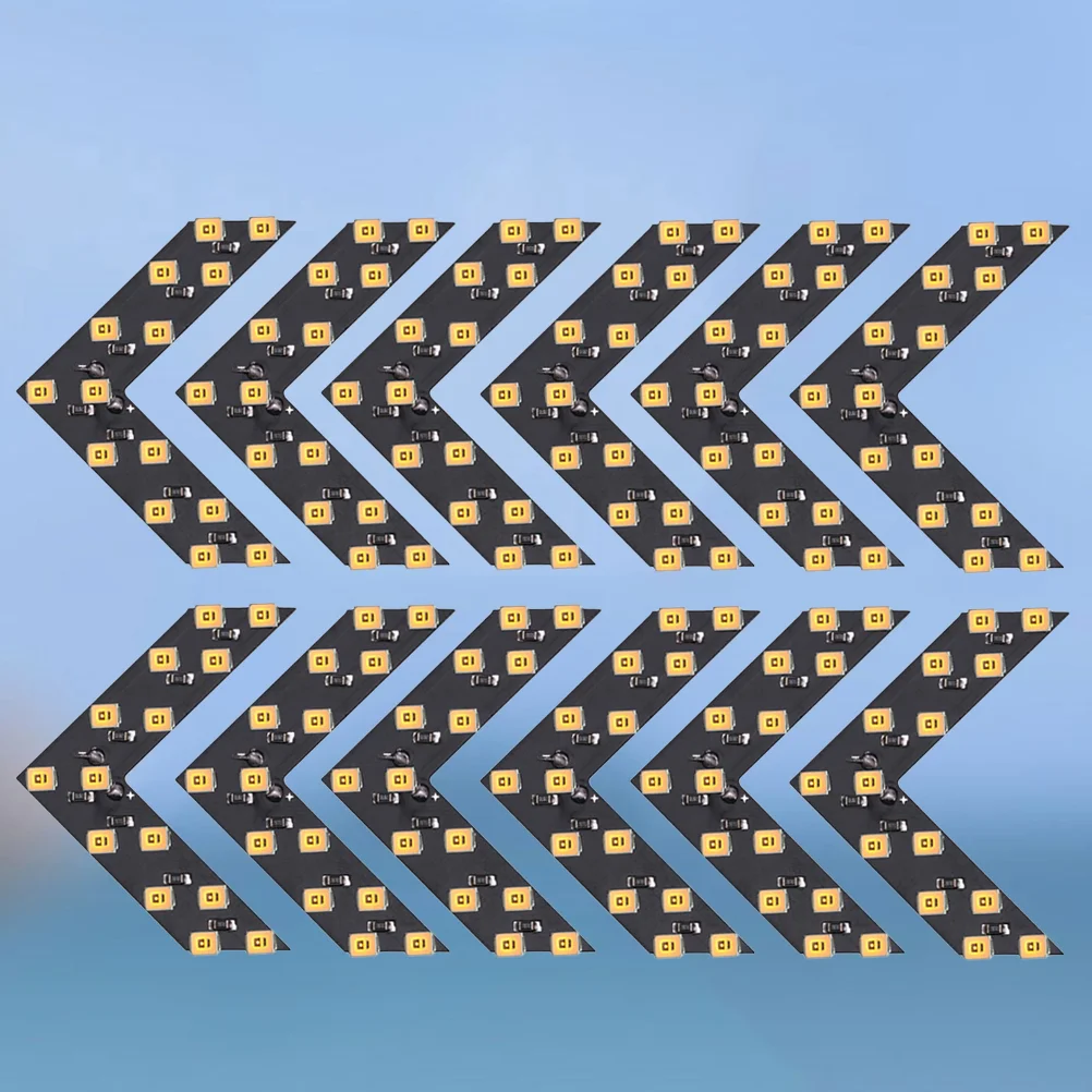 

20Pcs 14SMD LED Car Rear-view Mirror Concealed Turn Indicator Light (Yellow)