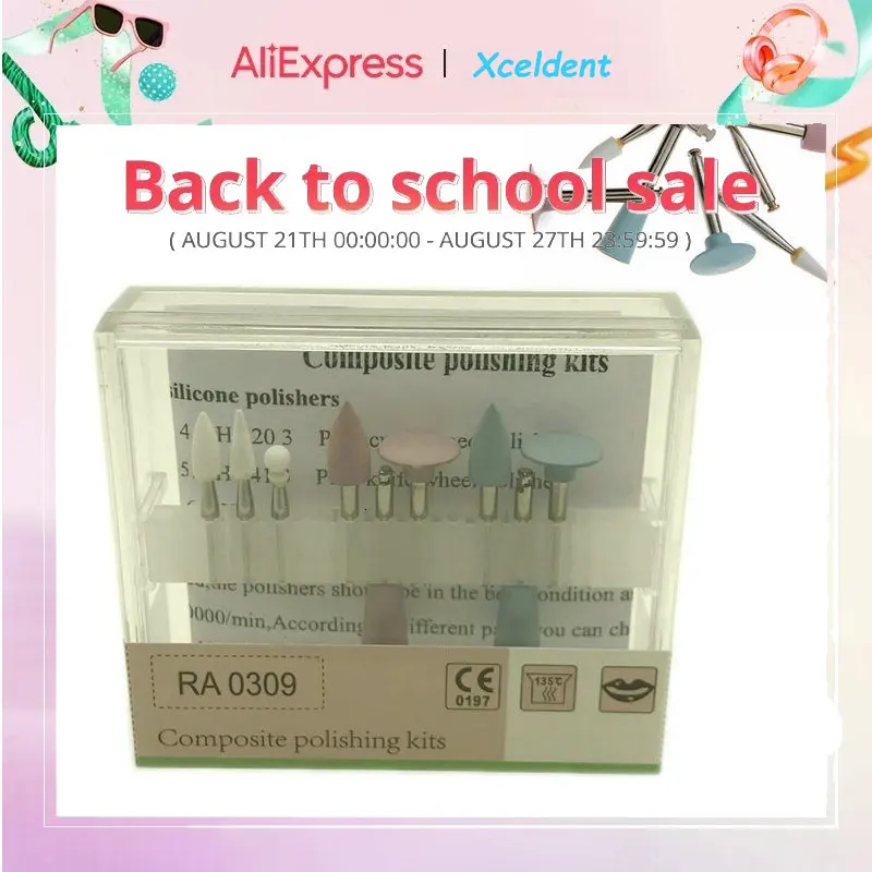 

Dental Light-cured Resin Composite Polishing Kit RA 0309 for Low-speed Handpiece