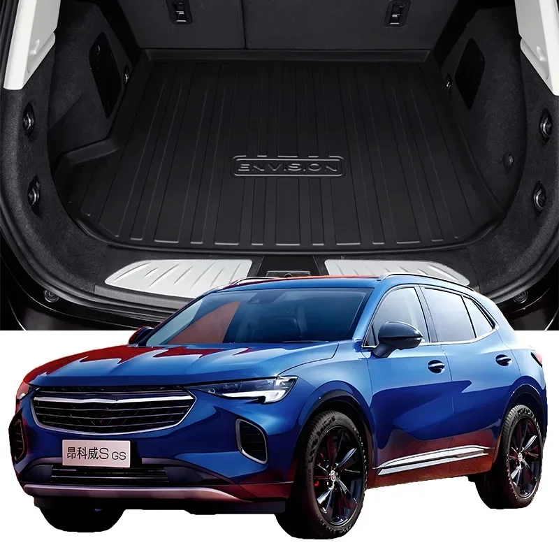 Для Buick ENVISION PLUS S 2014-2024 багажник всепогодный TPE нескользящие коврики для багажника