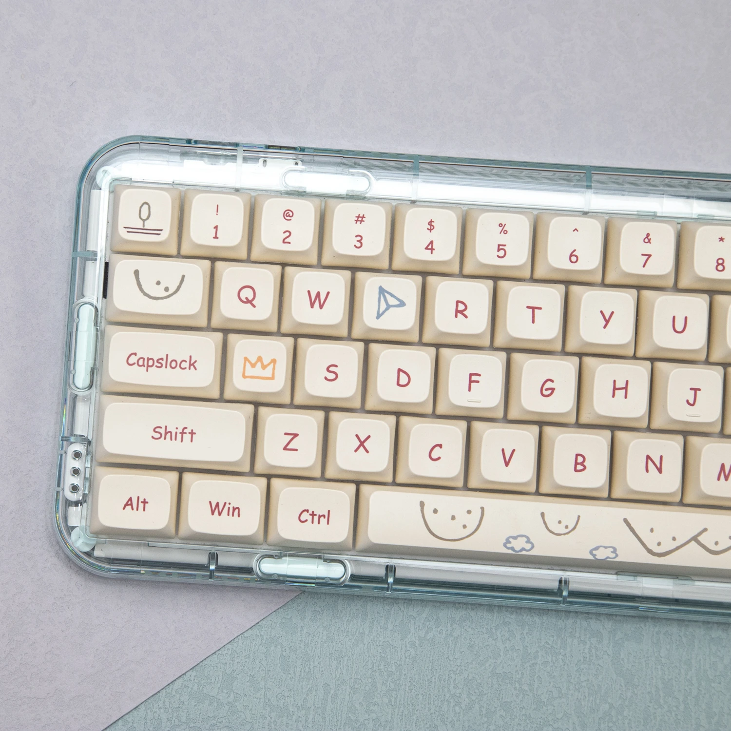 

132 клавиш, граффити, Мультяшные тематические колпачки для клавиш XDA, профиль PBT, сублимационные колпачки для MX Switch, механическая клавиатура XDA, колпачки для клавиш