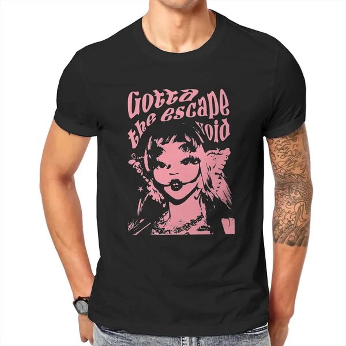 

Melanie Martinez Portals T-Shirt Men Hip Hop 100% Cotton Tees Round Neck Short Sleeve T Shirt Plus Size Tops