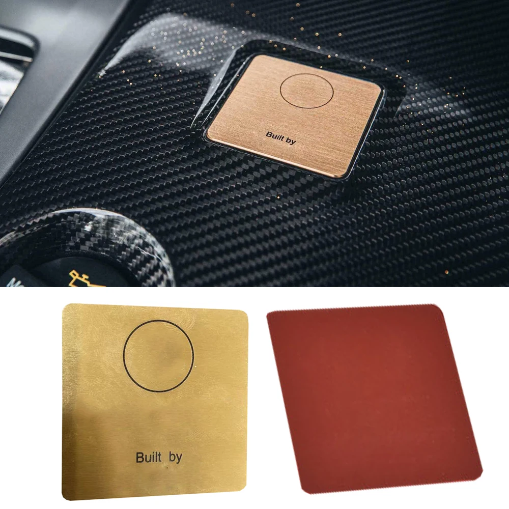 

For B Built by Car Engine Sticker For Mercedes AMG GLS 63 4MATIC W463 W464 W461 G63 G65 G350 G900 G800 G700 Mercedes Sticker