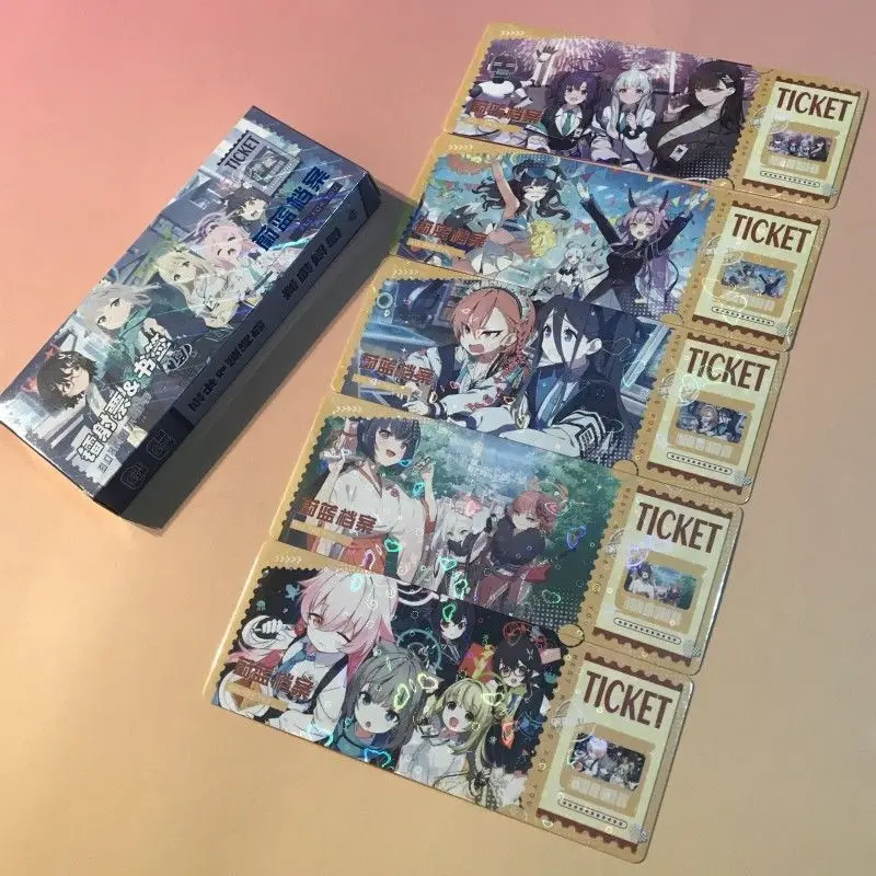 40 шт. синий архив лазерный билет двусторонняя HD-закладка поздравительная