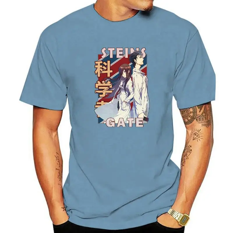 

Женская футболка с рисунком окабе и курису макизе, забавная Женская футболка из 100% хлопка