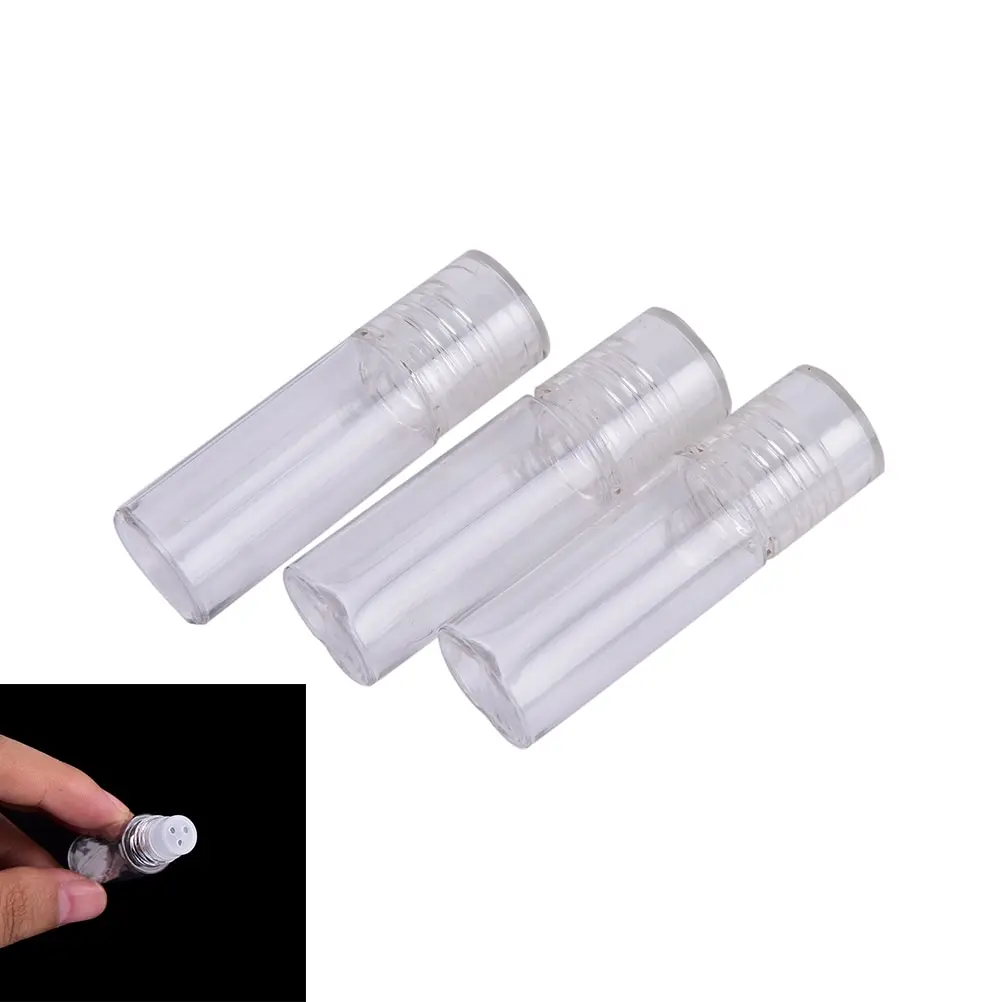 

1PC/5PCS 3ml Plastic Empty Cosmetic Sifter Loose Powder Jars Container Screw Lid Makeup
