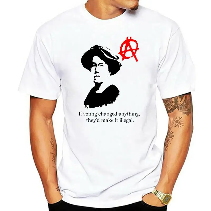 

Emma Goldman T Shirt Anarchist Anarchism Punk Sz S - Xxxl Personalized T Shirt Custom T Shirt