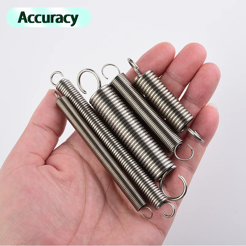 304 пружина длинного удлинения из нержавеющей стали 0 3 диаметр провода S крючок