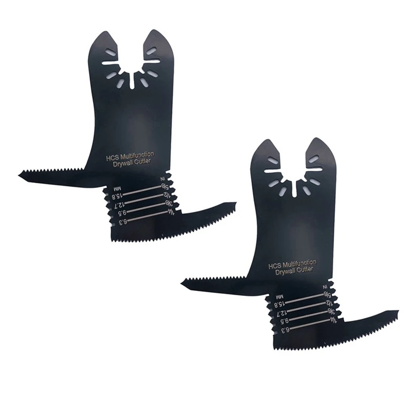 

2Pcs Multi Tool Blade Oscillating Saw Blade Multitool Blade Oscillating Accessories For Plasterboard Wood Panel Cutting