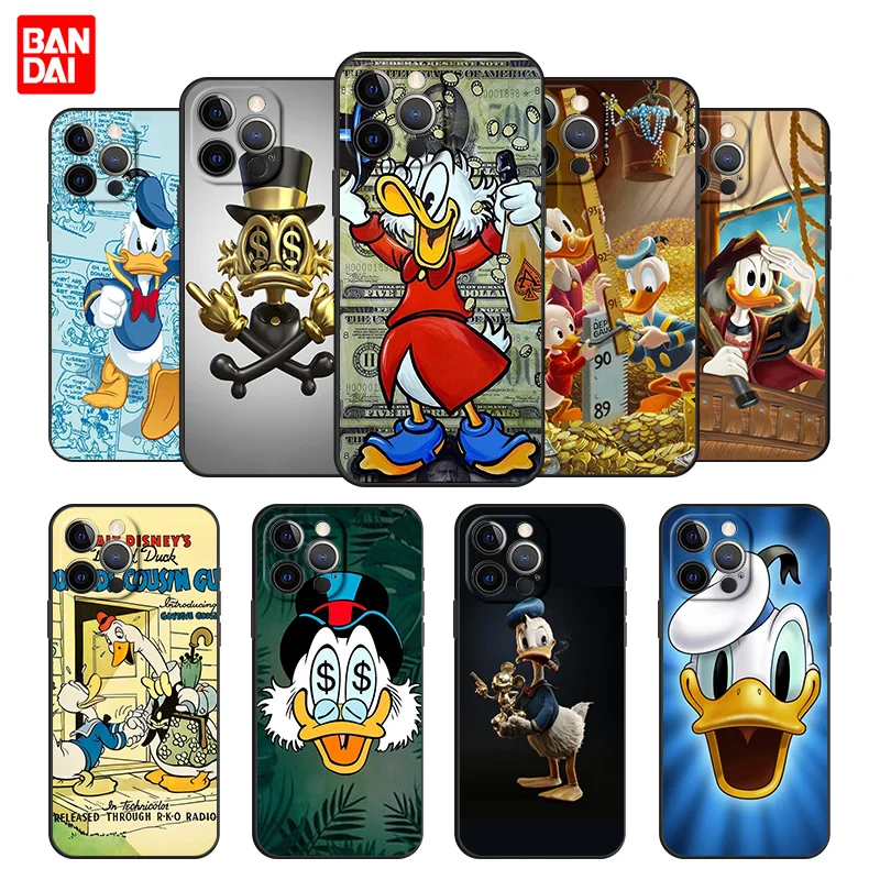 

Cover Case for iPhone 11 12 13 Pro Max SE 2020 11pro 12pro 13pro Mini Shell Bag SoftDisney Donald Duck Cartoon