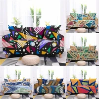 abstract sofa slipcover elastic sofa covers for living room geometry couch cover l shape corner sofa cover 1234 seaters