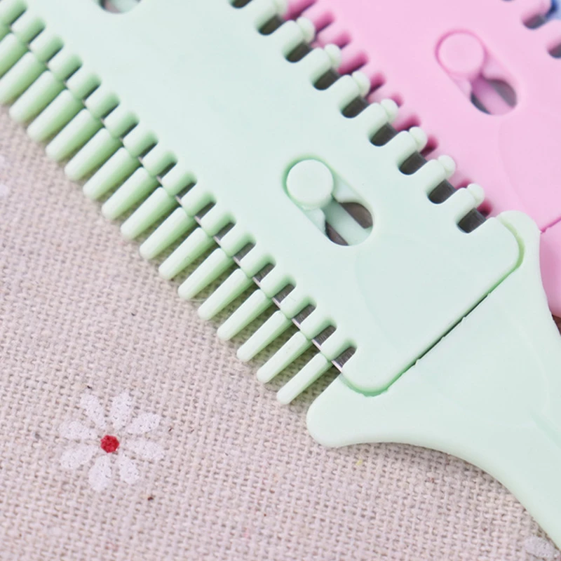 Двухсторонний нож Расческа для стрижки волос + нержавеющая сталь двустороннее