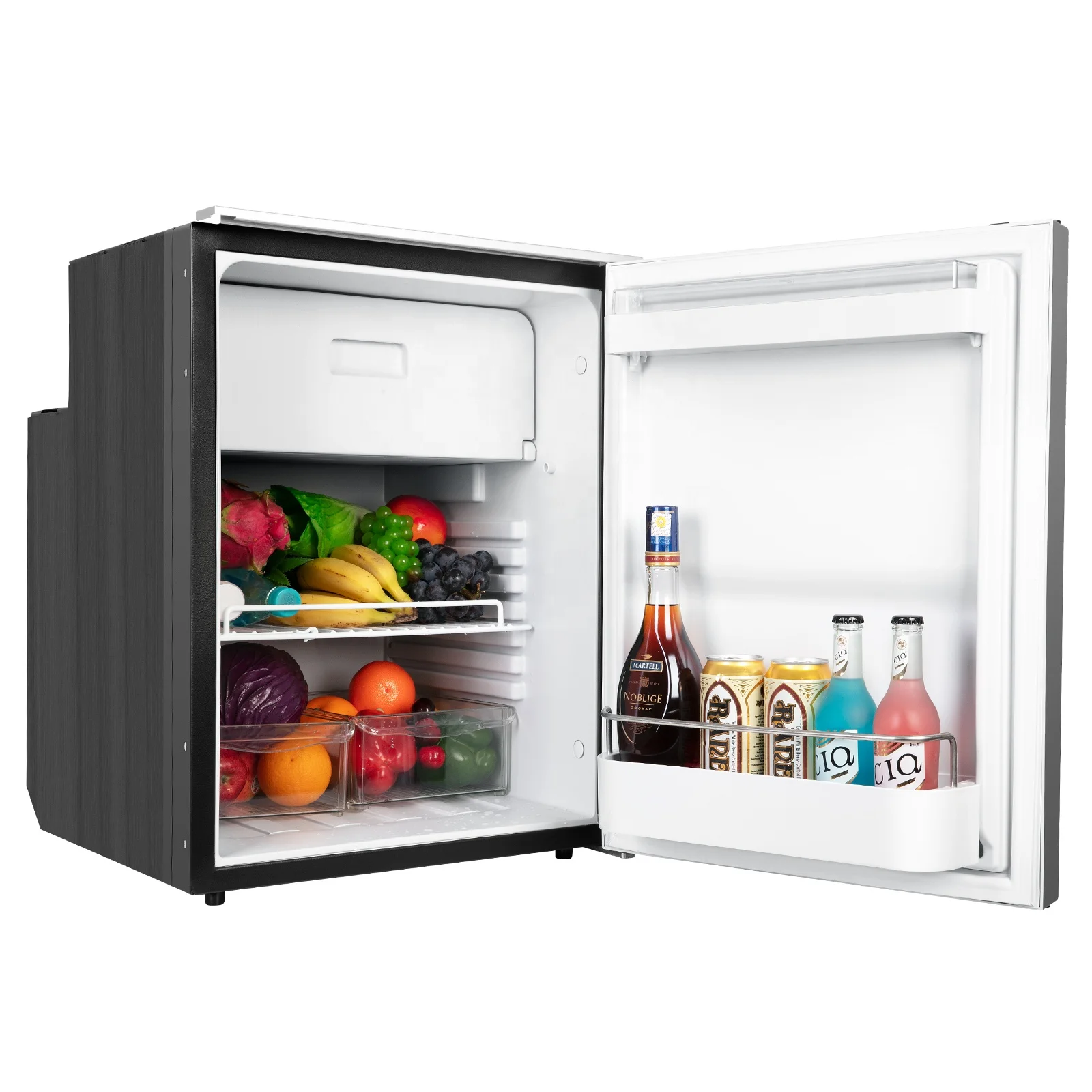 

Лучшая цена нового дизайна 40 Вт алюминиевый Двухзонный 80l компрессор холодильника для rv