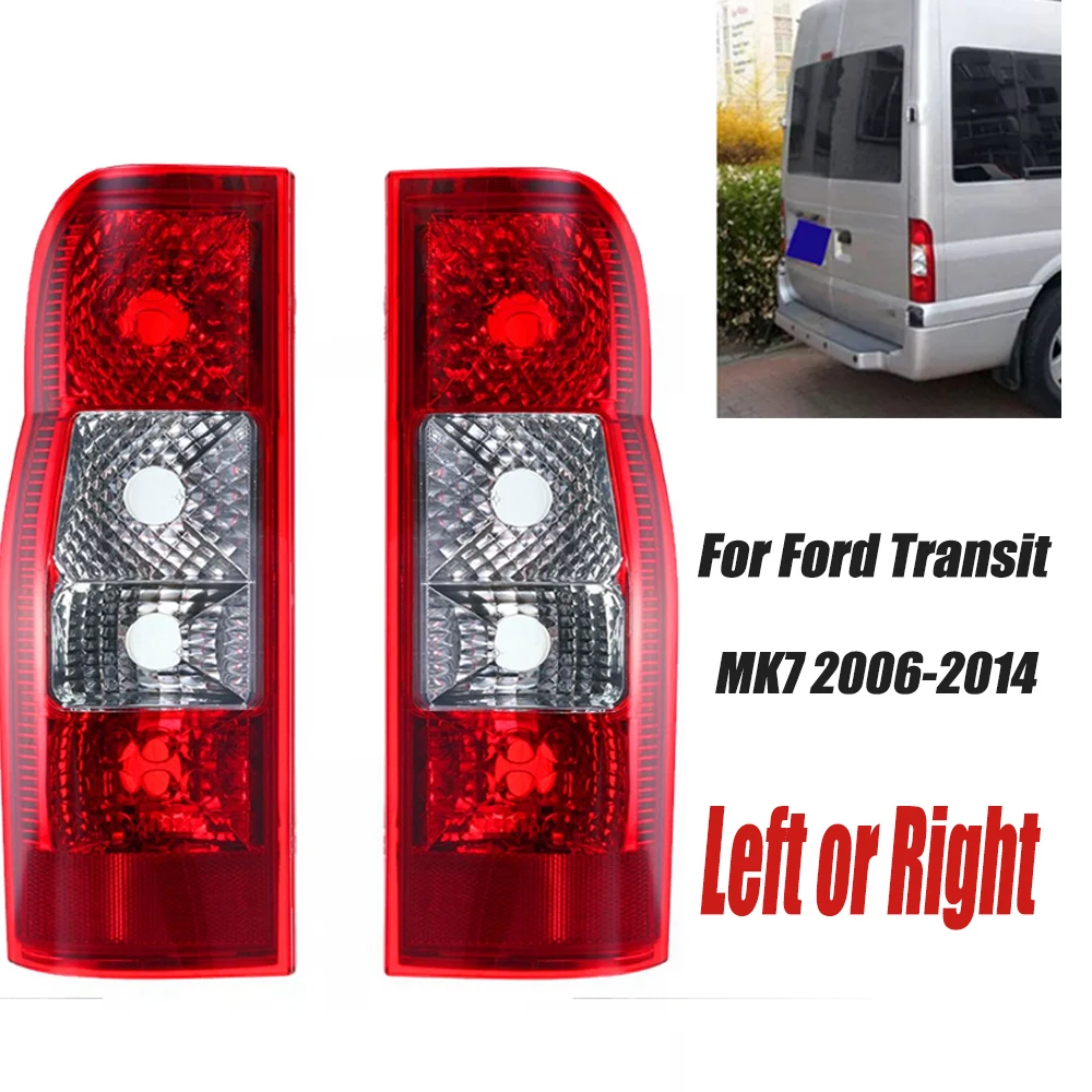 

Car Taillight Bumper Reflector Rear Tail Lamp Brake Light For Ford Transit MK7 2006 - 2014 Panel Van 6C11-13405-AD 6C11-13404-AD
