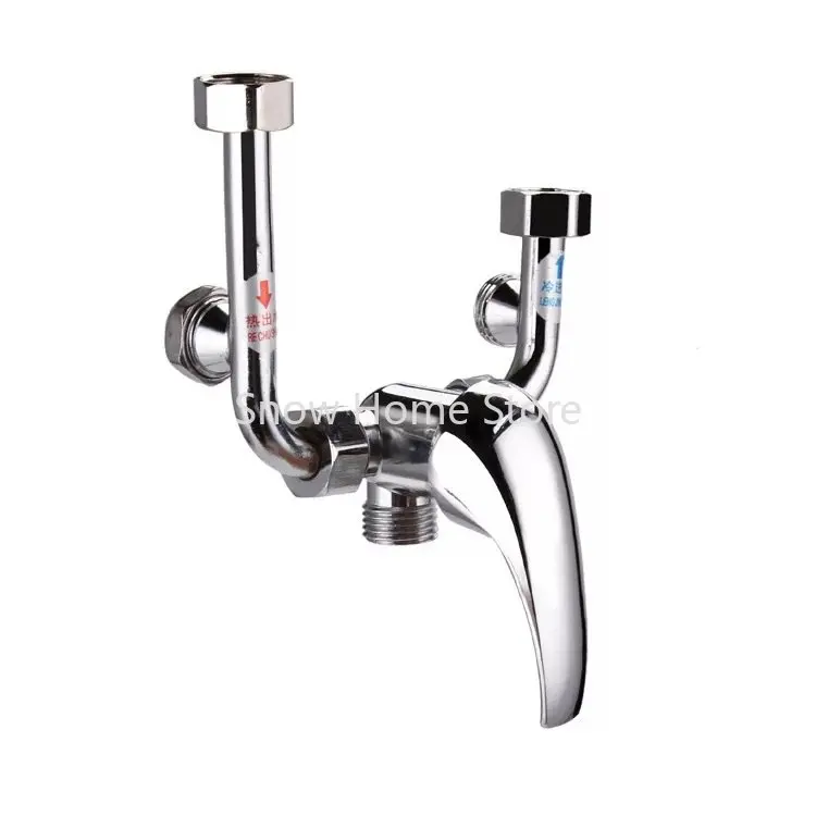 

U-bend Electric Water Heater Mixing Valve Open Installation Hot And Cold Switch Shower Faucet Inlet Pipe Fittings